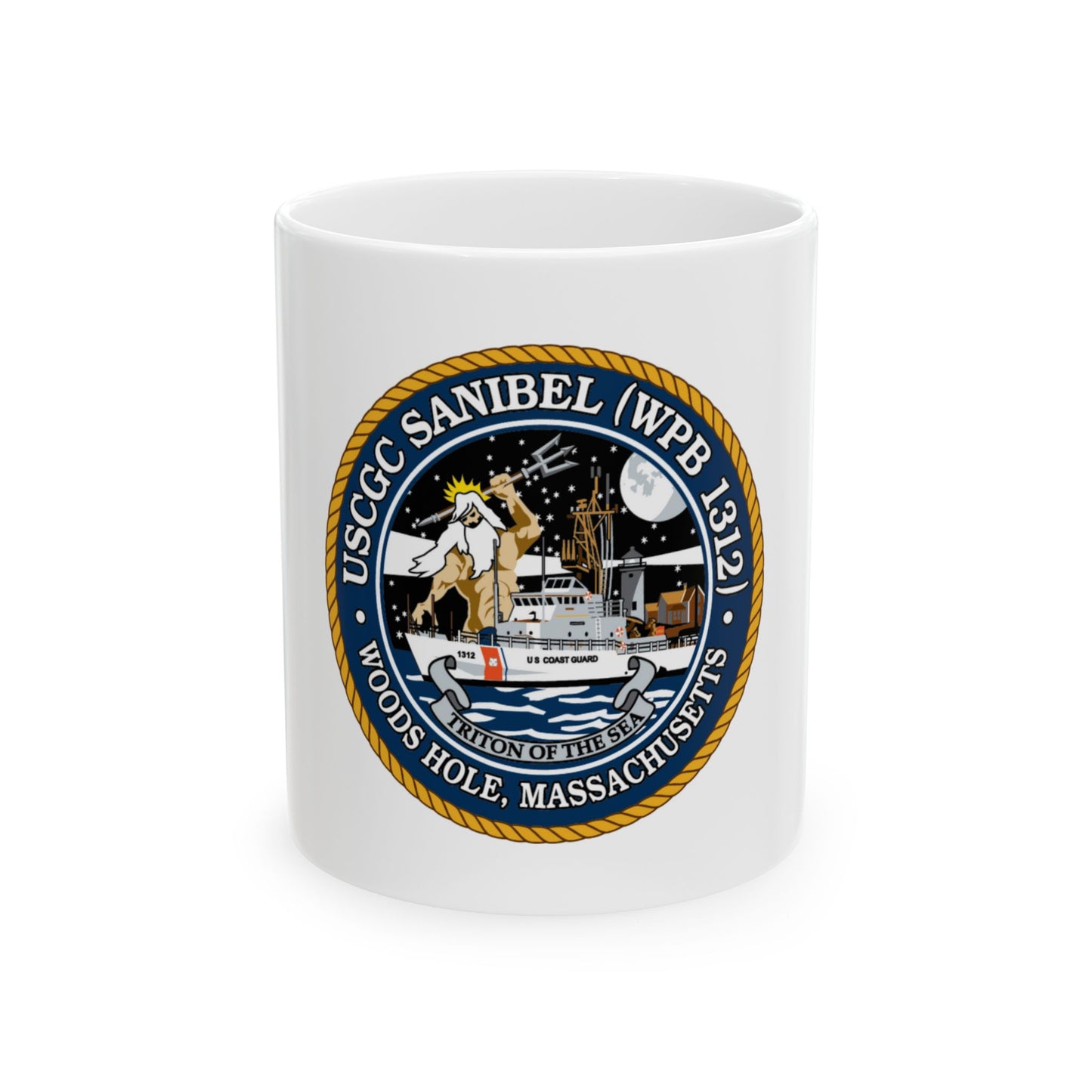 USCGC Sanibel WPB   1312 (U.S. Coast Guard) White Coffee Mug