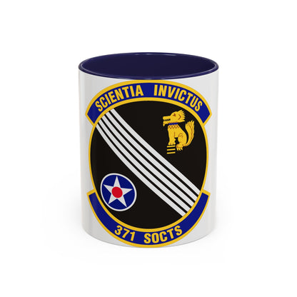 371 Special Operations Combat Training Squadron AFSOC (U.S. Air Force) Accent Coffee Mug