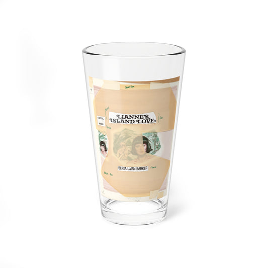 Lianne's Island Love by Berta LaVan Barker (Avalon Books, 1979) - Pint Glass 16oz