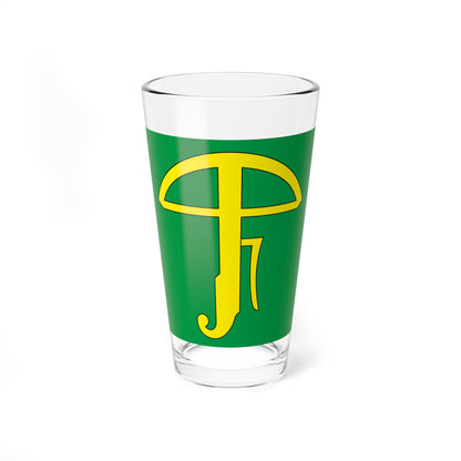 CHE Sulzbach ZH Flag (Switzerland) Pint Glass 16oz