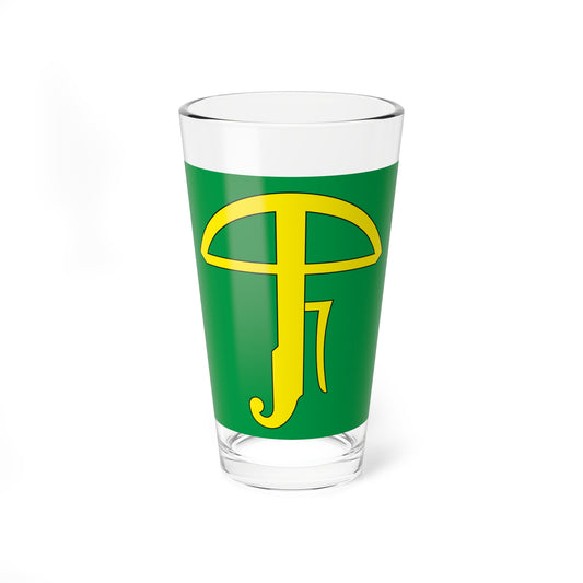 CHE Sulzbach ZH Flag (Switzerland) Pint Glass 16oz
