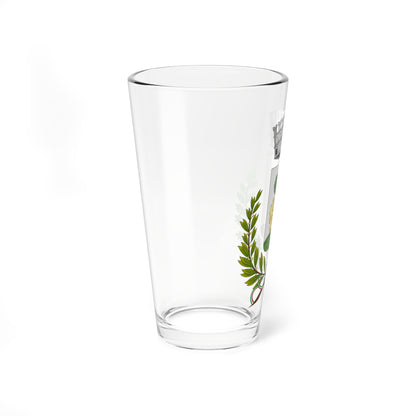 Valle dellAngelo-Stemma (Italy) (Coat of Arms) Pint Glass 16oz