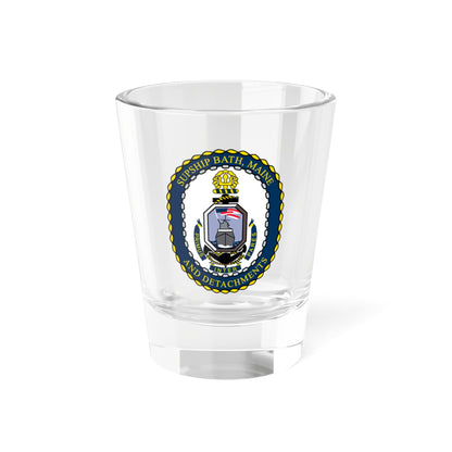 SUPSHIP Bath ME Detach (U.S. Navy) Shot Glass 1.5oz