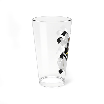 Coat of Arms of William Dyer (United States) (Coat of Arms) Pint Glass 16oz
