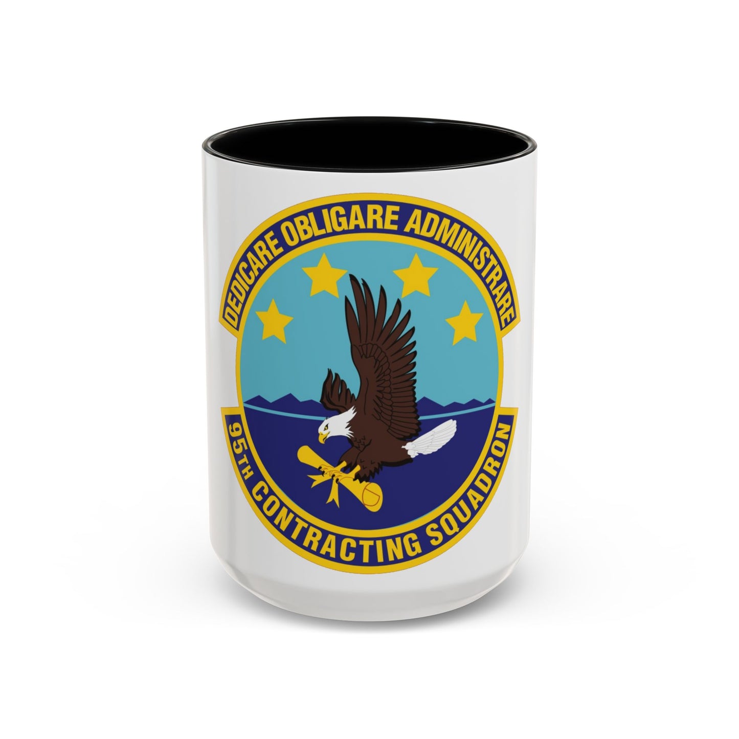 95th Contracting Squadron (U.S. Air Force) Accent Coffee Mug