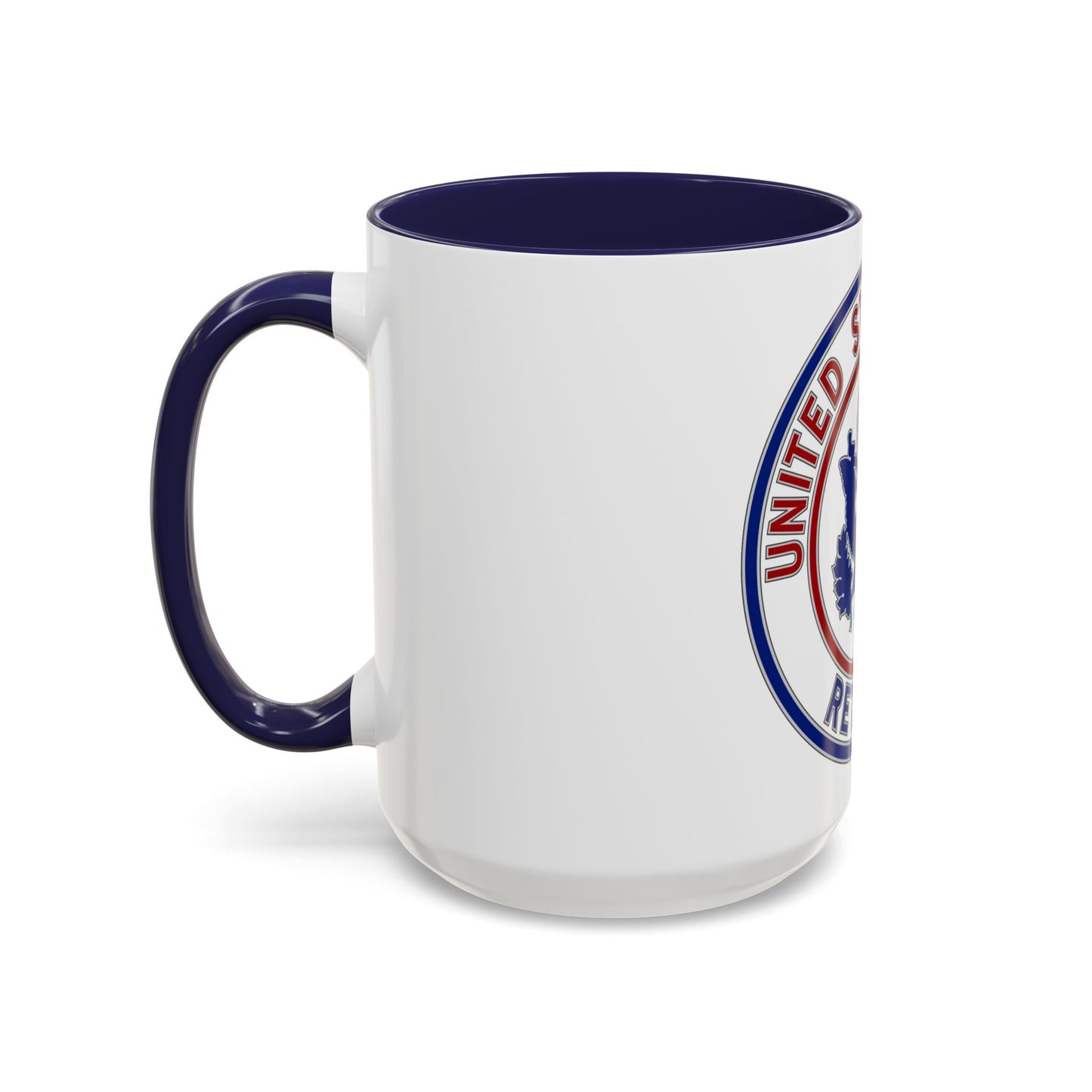 Retired Service Identification Badge 2 (U.S. Army) Accent Coffee Mug
