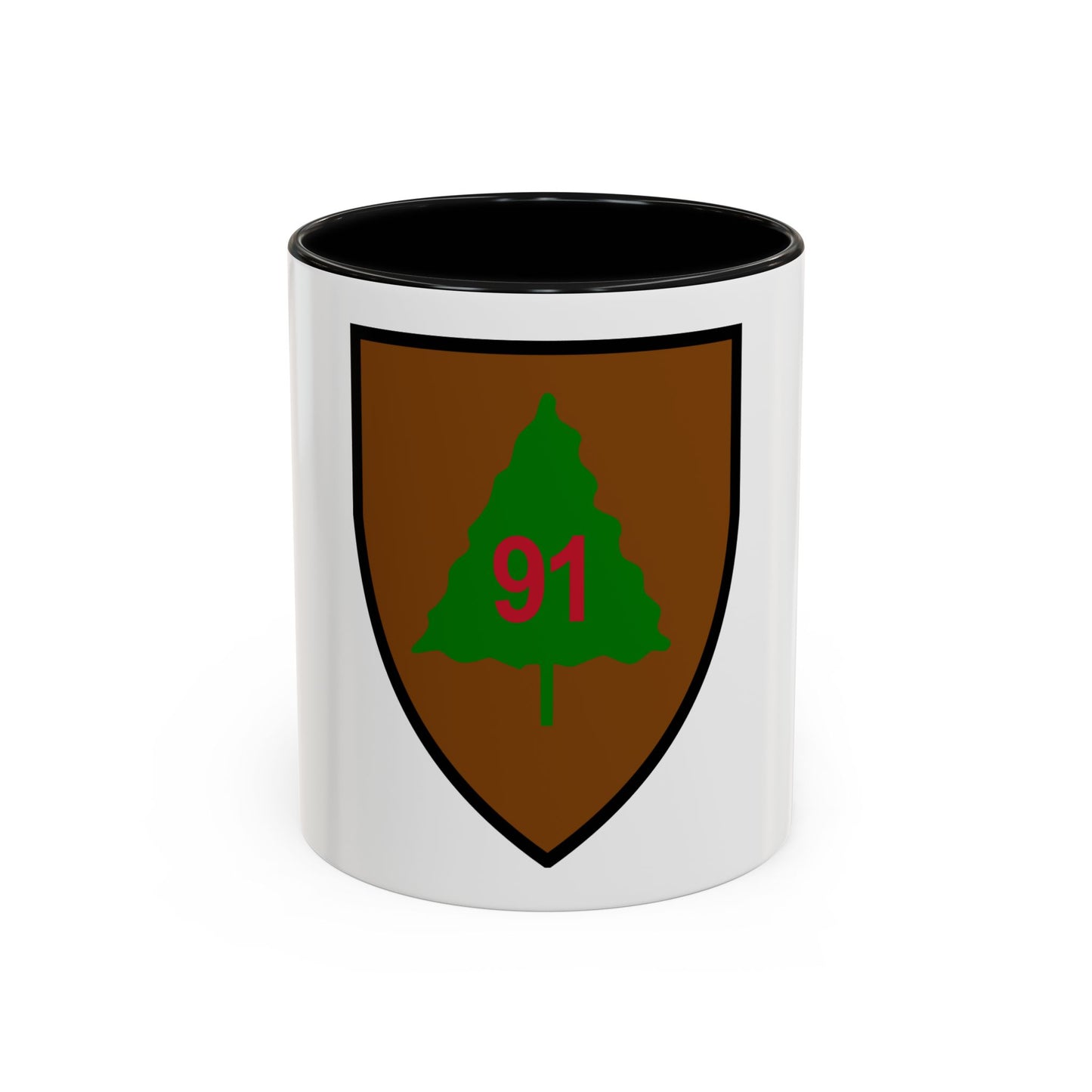 US 91st Infantry Division (U.S. Army) Accent Coffee Mug