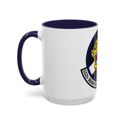 552nd Maintenance Operations Squadron (U.S. Air Force) Accent Coffee Mug