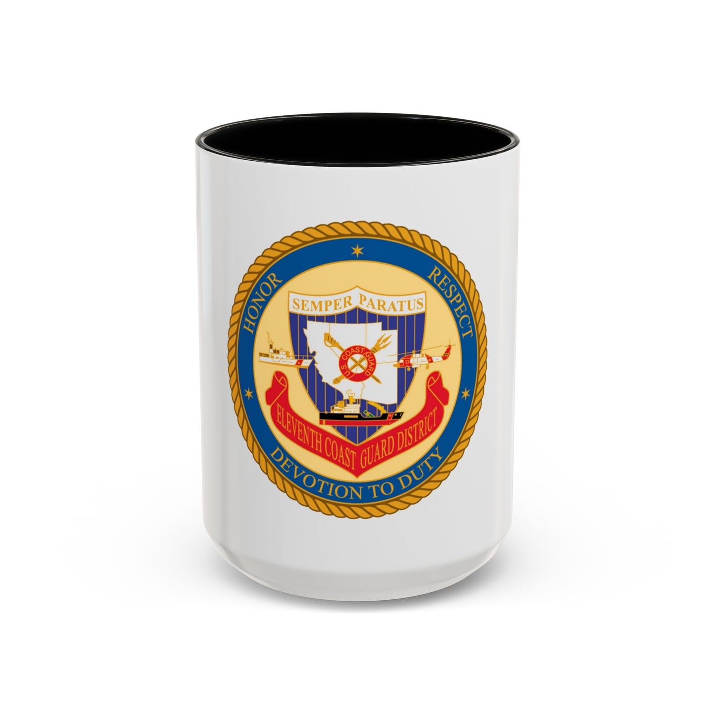 ELEVENTH COAST GUARD DISTRICT (U.S. Coast Guard) Accent Coffee Mug