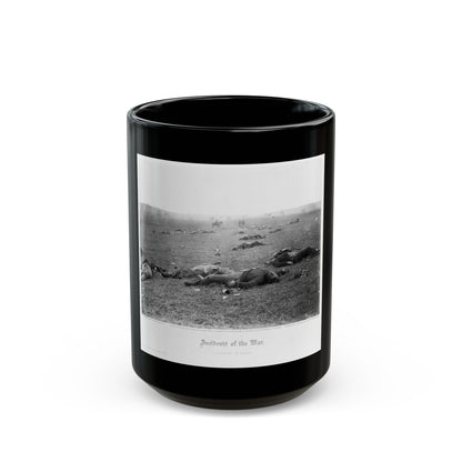 Incidents Of The War. A Harvest Of Death, Gettysburg, July, 1863 (U.S. Civil War) Black Coffee Mug