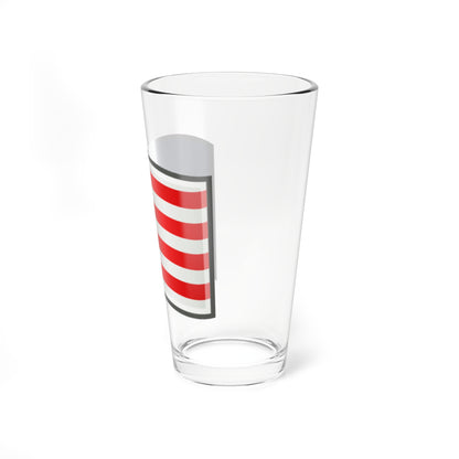 US Flag icon (United States) Pint Glass 16oz