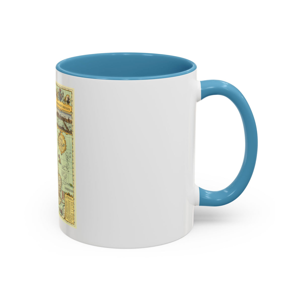 Great Britain - Shakespeare's (1964) (Map) Accent Coffee Mug