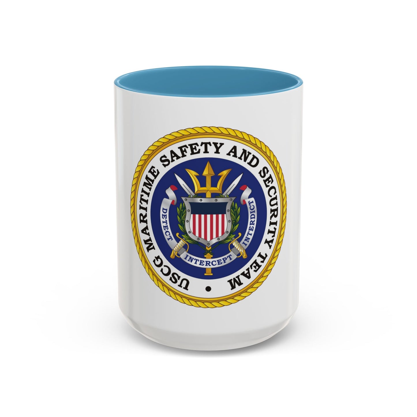 USCG Maritime Safety And Security Team (U.S. Coast Guard) Accent Coffee Mug