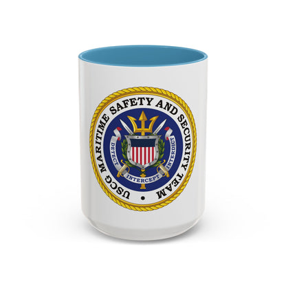 USCG Maritime Safety And Security Team (U.S. Coast Guard) Accent Coffee Mug