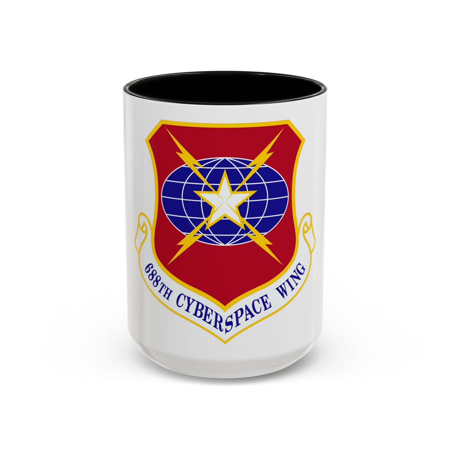 688 Cyberspace Wing ACC (U.S. Air Force) Accent Coffee Mug
