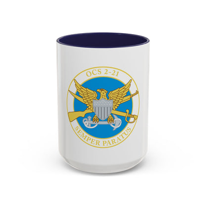 USCG Academy OCS 2 211 (U.S. Coast Guard) Accent Coffee Mug