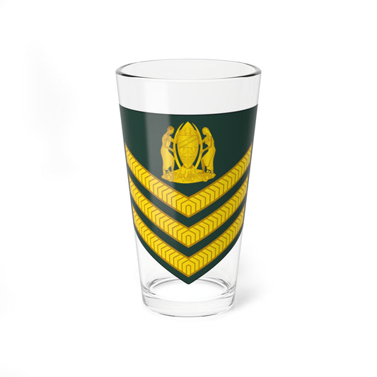 04 Tanzania Army SSG (Tanzania) (Military Rank) Pint Glass 16oz