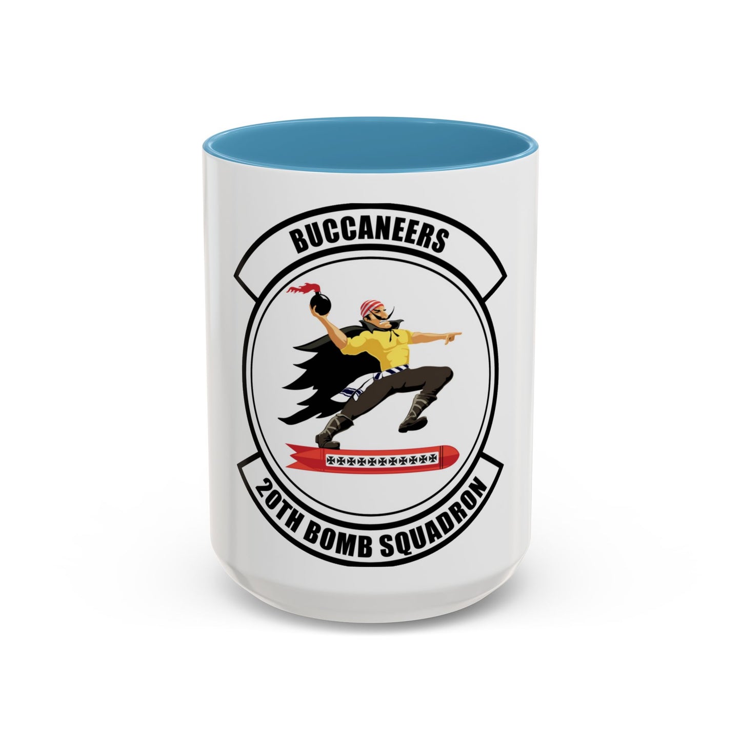 20th Bomb Squadron Emblem (U.S. Air Force) Accent Coffee Mug