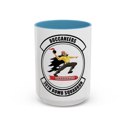 20th Bomb Squadron Emblem (U.S. Air Force) Accent Coffee Mug