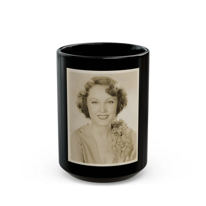 Fay Wray #126 (Vintage Female Icon) Black Coffee Mug-15oz-Go Mug Yourself