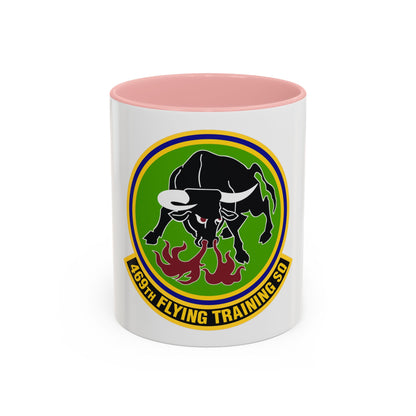 469 Flying Training Squadron AETC (U.S. Air Force) Accent Coffee Mug