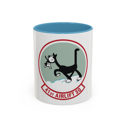 41st Airlift Squadron (U.S. Air Force) Accent Coffee Mug