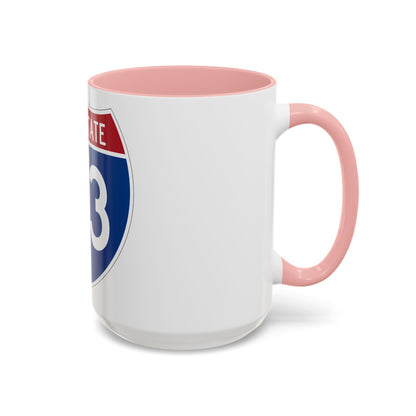 Interstate 43 (U.S. Highways) Accent Coffee Mug