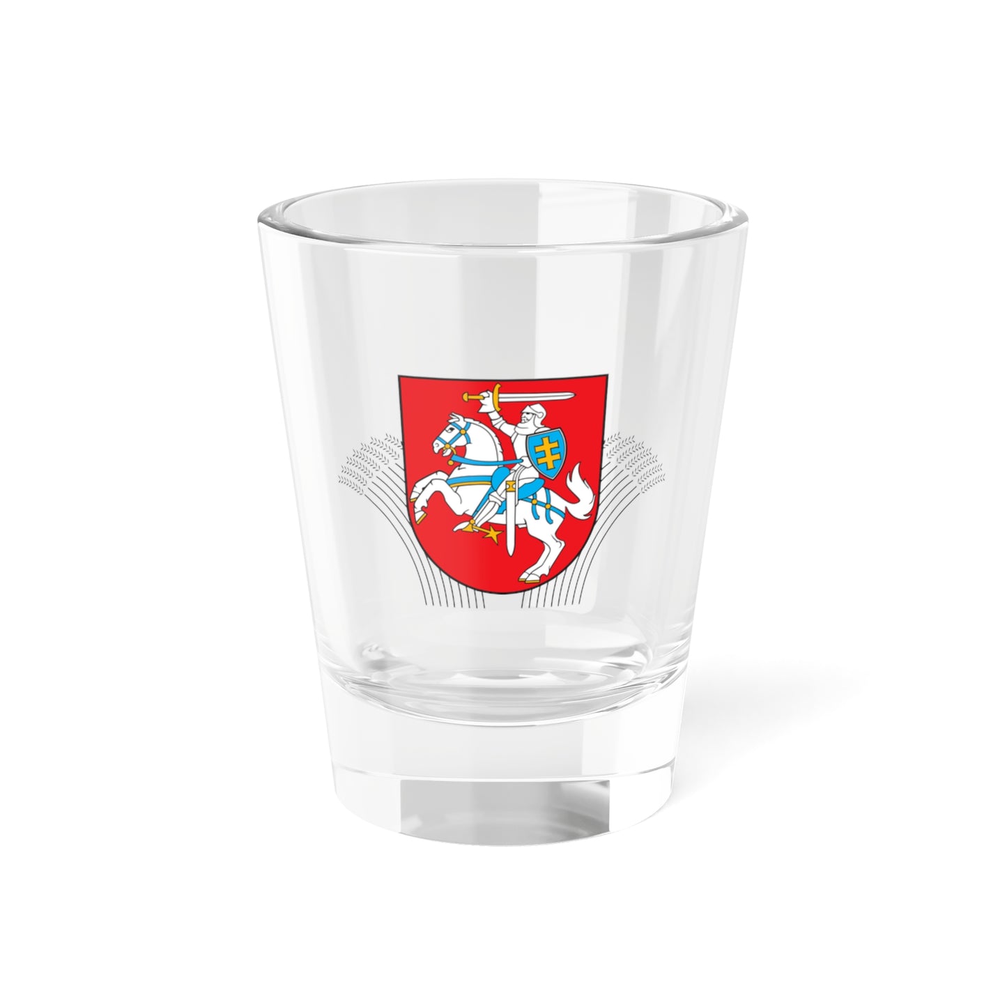 Coat of Arms of Ministry of Agriculture Lithuania - Shot Glass 1.5oz