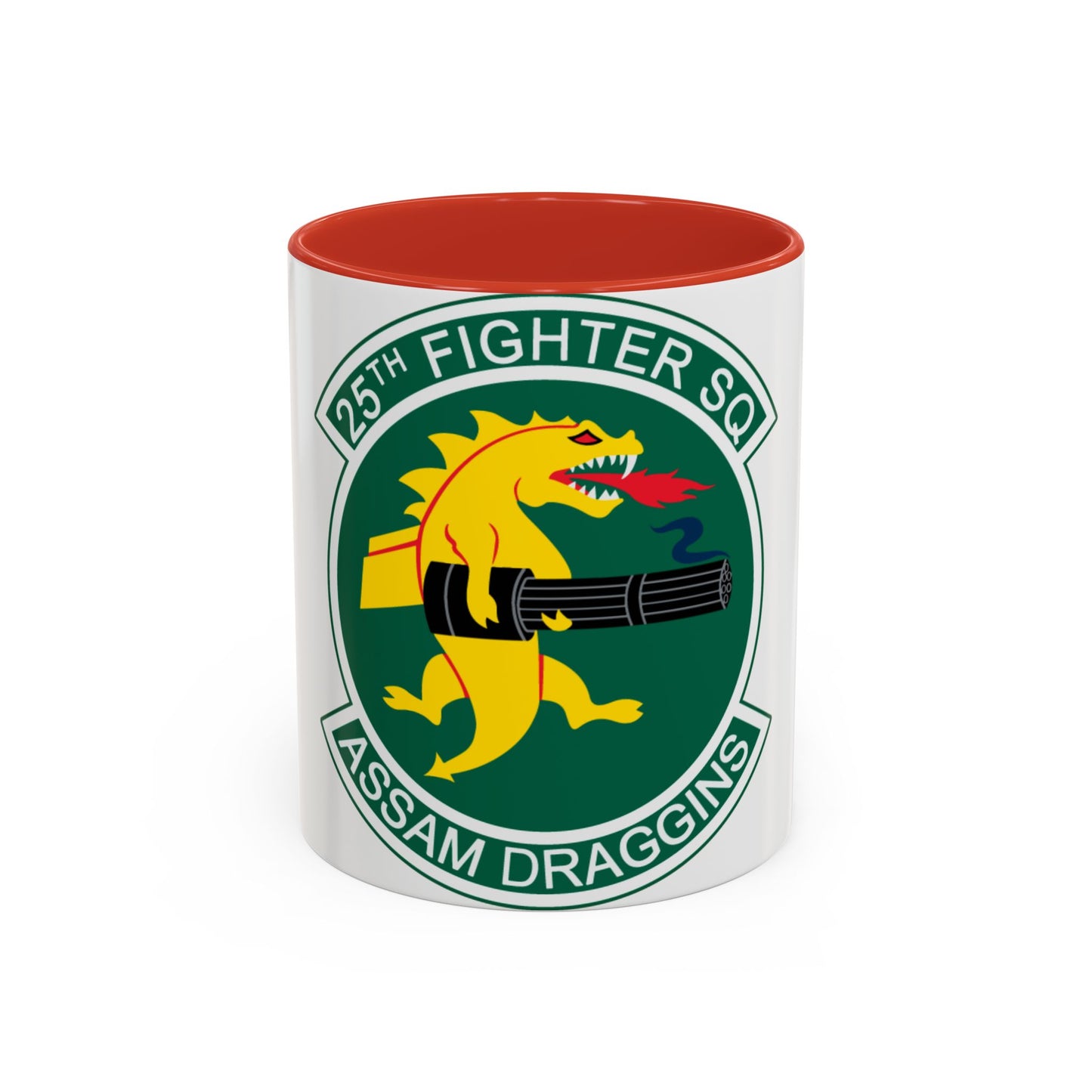 25th Fighters Sq (U.S. Air Force) Accent Coffee Mug