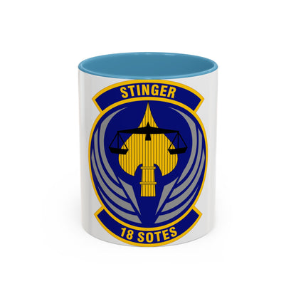 18 Special Operations Test and Evaluation Squadron AFSOC (U.S. Air Force) Accent Coffee Mug