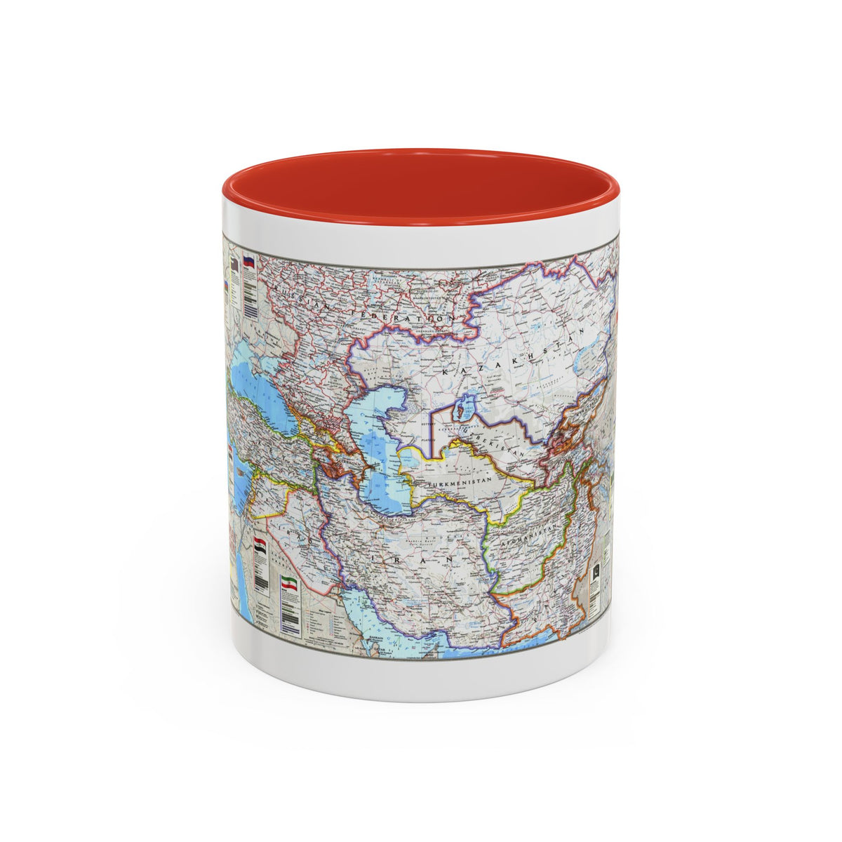 Caspian Region- Promise and Peril (1999) (Map) Accent Coffee Mug