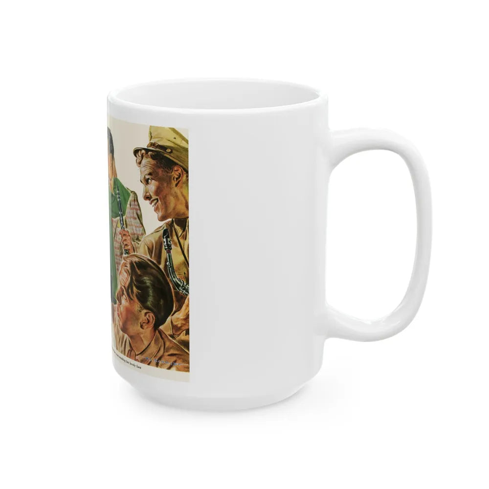 Ding-Dong Was His Name, Collier's magazine, 1944 - White Coffee Mug-Go Mug Yourself