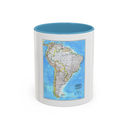 South America (1992) (Map) Accent Coffee Mug