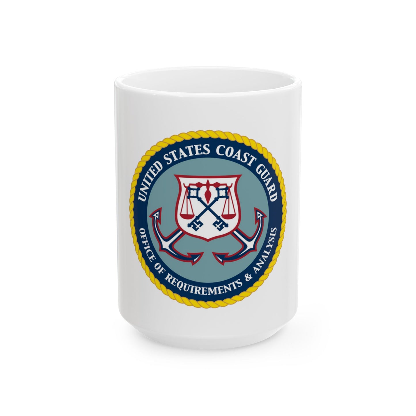 USCG Office of Requirements & Analysis (U.S. Coast Guard) White Coffee Mug