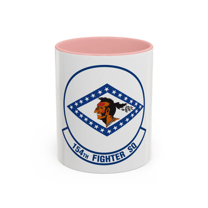 154 Fighter Squadron (U.S. Air Force) Accent Coffee Mug
