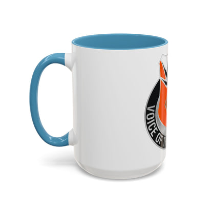 136 Signal Battalion (U.S. Army) Accent Coffee Mug