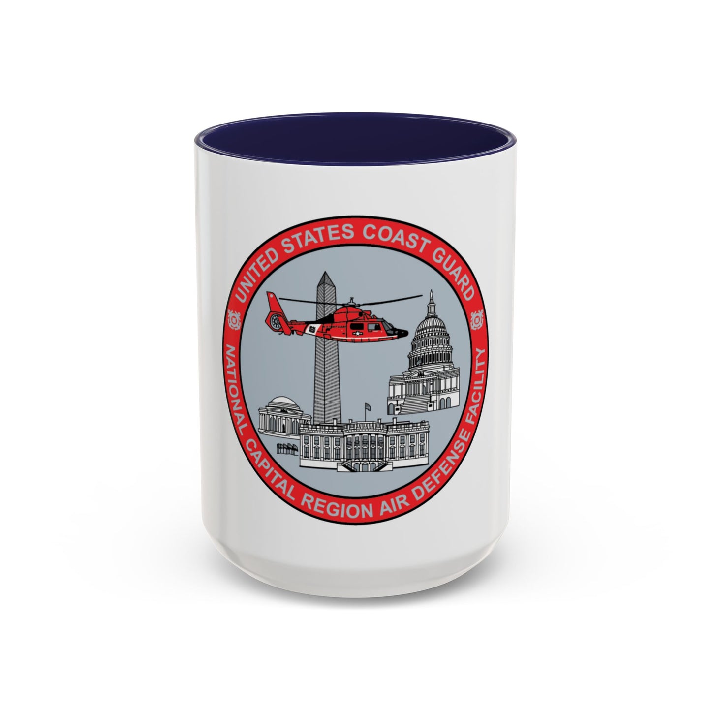 USCG NCR ADF   Nat'l Capital Reg Air Def Fac 2009 (U.S. Coast Guard) Accent Coffee Mug