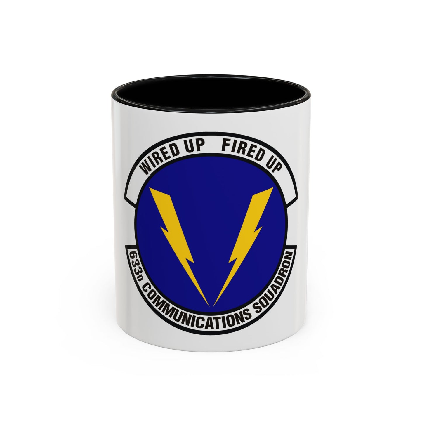 633d Communications Squadron (U.S. Air Force) Accent Coffee Mug