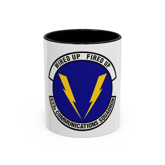 633d Communications Squadron (U.S. Air Force) Accent Coffee Mug