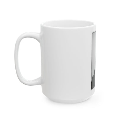 Portrait Of Brig. Gen. Daniel C. Mccallum, Officer Of The Federal Army (U.S. Civil War) White Coffee Mug