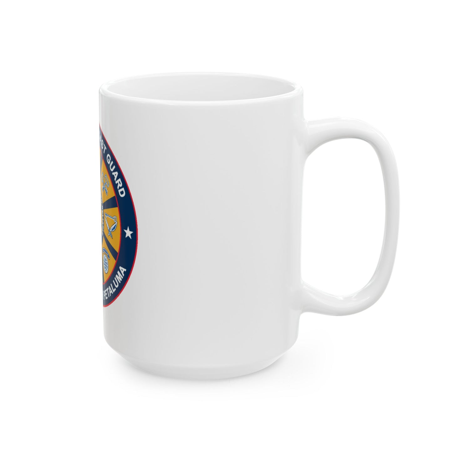 USCG Training Center Petaluma (U.S. Coast Guard) White Coffee Mug
