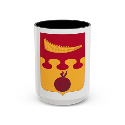 675th Airborne Field Artillery Battalion v2 (U.S. Army) Accent Coffee Mug