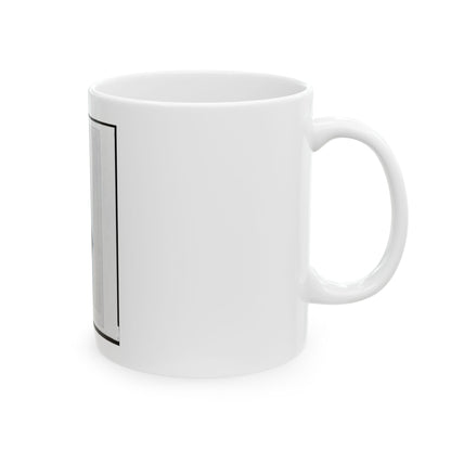 Dr. John M. Gray, Surgeon For The 39th Indiana Regiment,  Head-And-Shoulders Portrait, Facing Front (U.S. Civil War) White Coffee Mug