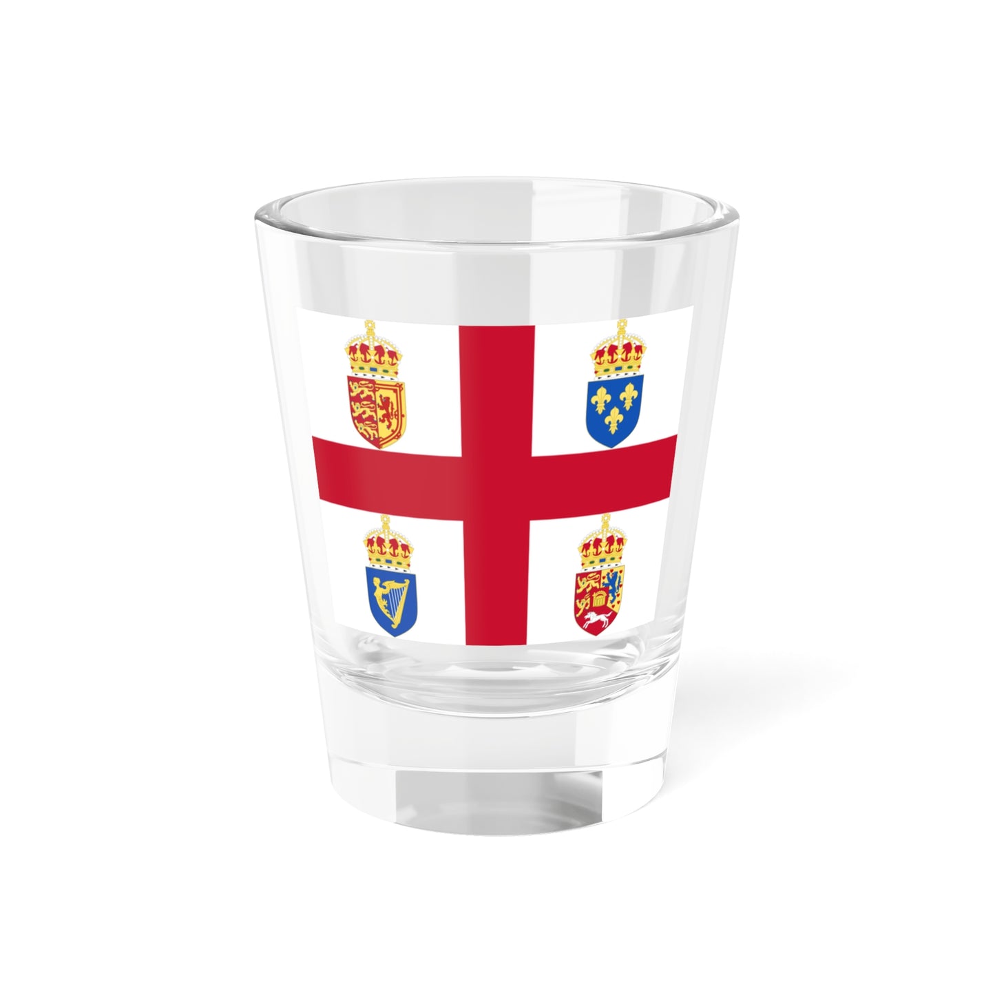 Banner of the Virginia Colony after 1714 (England) Shot Glass 1.5oz