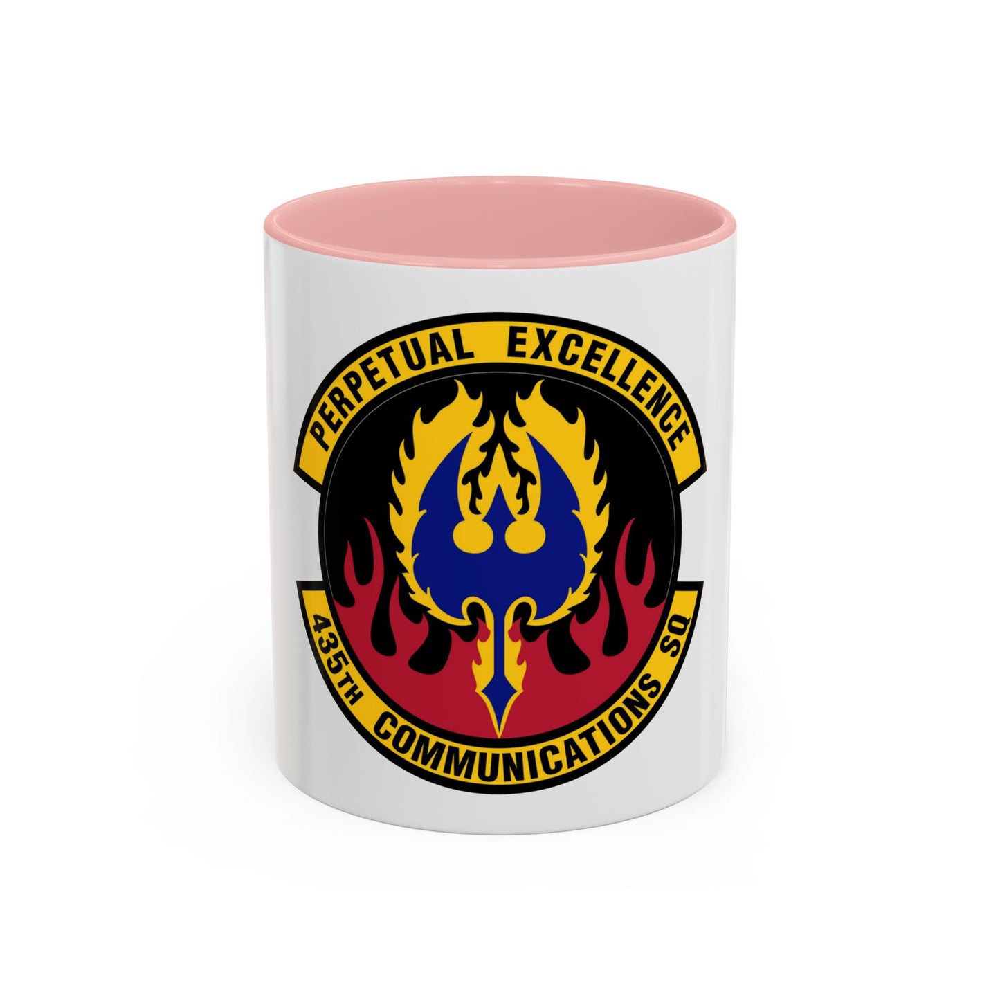 435th Communications Squadron (U.S. Air Force) Accent Coffee Mug