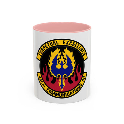 435th Communications Squadron (U.S. Air Force) Accent Coffee Mug
