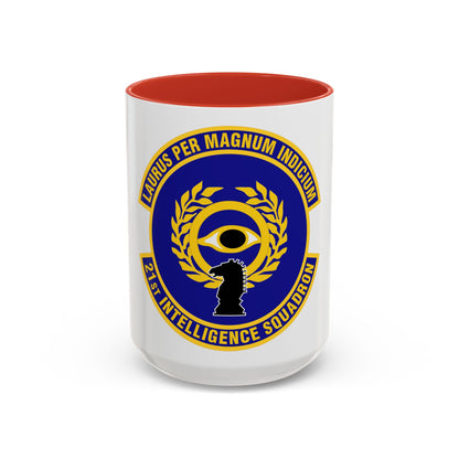 21st Intelligence Squadron (U.S. Air Force) Accent Coffee Mug