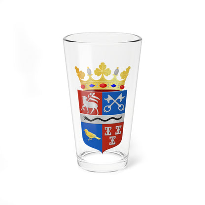 De Ronde Venen wapen 2016 (Netherlands) (Coat of Arms) Pint Glass 16oz