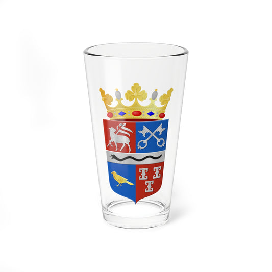 De Ronde Venen wapen 2016 (Netherlands) (Coat of Arms) Pint Glass 16oz