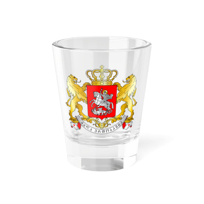 Georgias Large Coat of Arms (Georgia) (Coat of Arms) Shot Glass 1.5oz